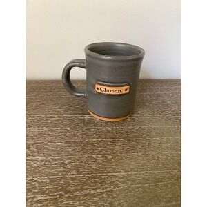MudLOVE Chosen Ceramic Mug Slate Gray Handcrafted Pottery Coffee Cup